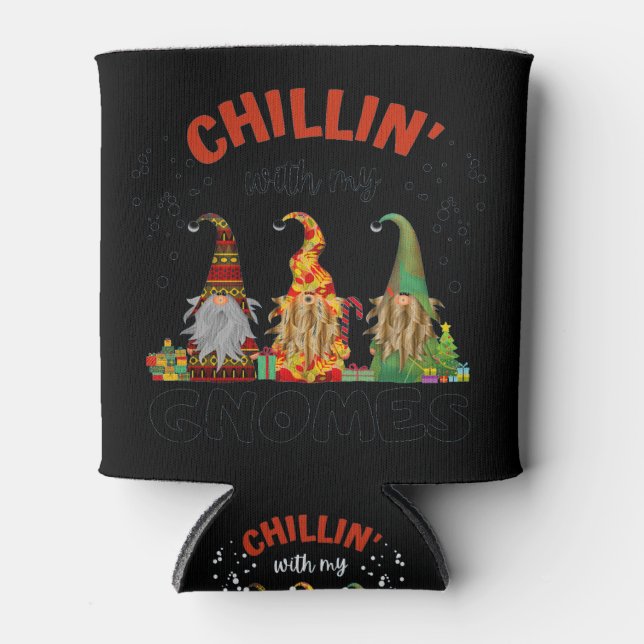 Chillin With My Gnomes Christmas Dosenkühler (Vorderseite)