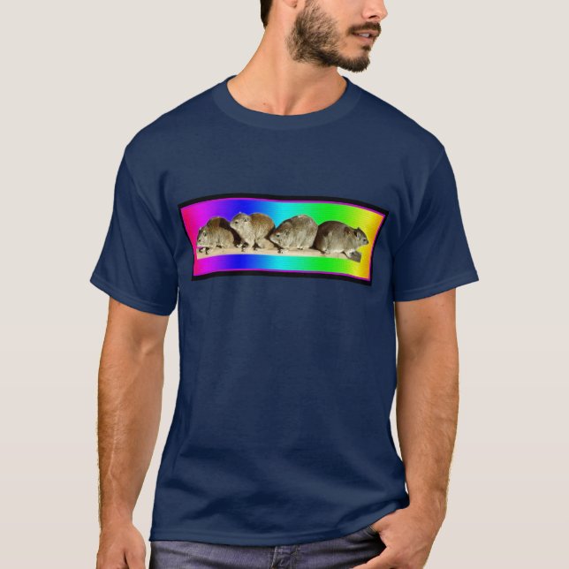 Chilling African Hyrax T-Shirt (Vorderseite)