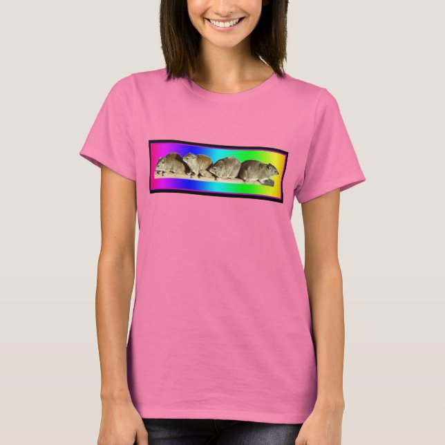 Chilling African Hyrax T-Shirt (Vorderseite)