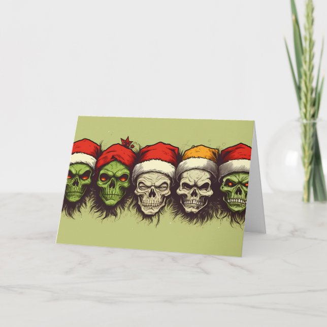 Chilling Cheer: Ein knackiges Weihnachtslied Karte (Vorderseite)