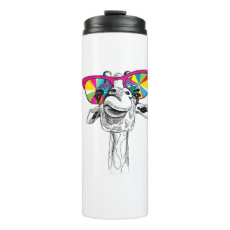 Chilling Giraffe Thermosbecher