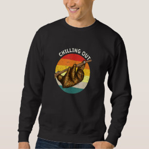 Chilling Out Sloth Vacation Sloth Tour Summer Holi Sweatshirt