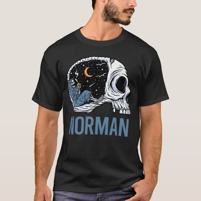 Chilling Skeleton - Norman T-Shirt (Vorderseite)
