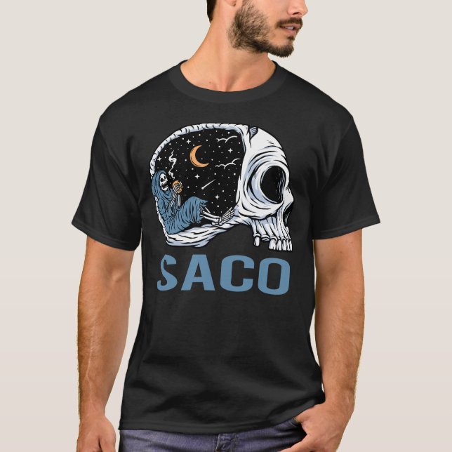 Chilling Skeleton Saco T-Shirt (Vorderseite)