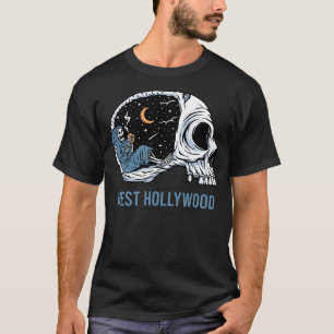 Chilling Skeleton West Hollywood T-Shirt