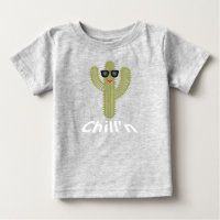 Chill'n Cactus Design - Baby Fine Jersey T - Shirt
