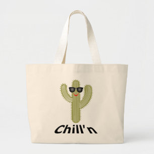 Chill'n Cactus Design - Jumbo-Tasche Jumbo Stoffbeutel