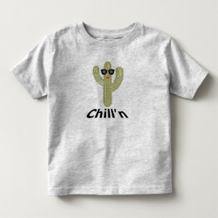 Chill'n Cactus Design - Kleinkind Fine Jersey T-Sh T-shirt