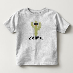 Chill'n Cactus Design - Kleinkind Fine Jersey T-Sh T-shirt