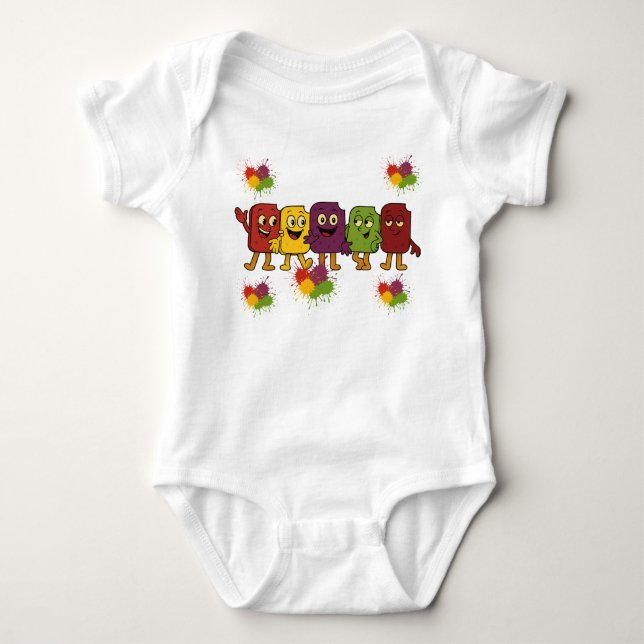 Chillout Frozen Spaß - Der Gangs hier! Baby Strampler (Vorderseite)
