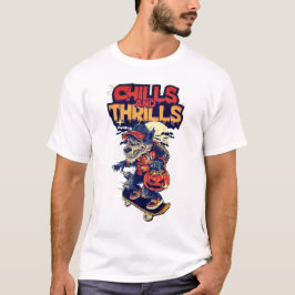 Chills & Thrills Spooky Halloween Graphic Tee