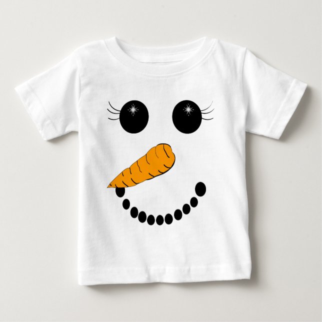 Chilly Face Baby T-shirt (Vorderseite)