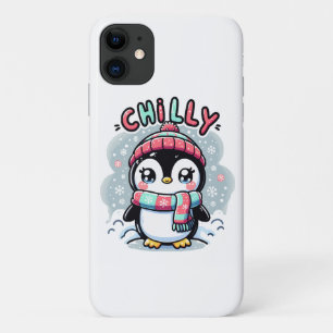 Chilly Penguin Snowy Scarf Hug Case-Mate iPhone Hülle