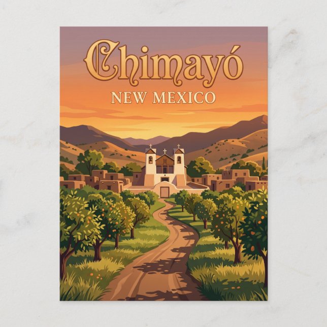Chimayó USA Postkarte (Vorderseite)