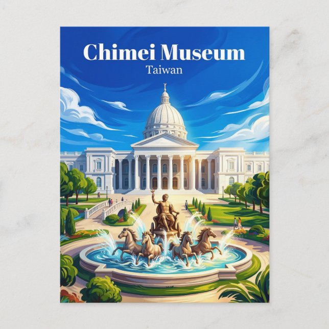 Chimei-Museum Taiwan Postkarte (Vorderseite)