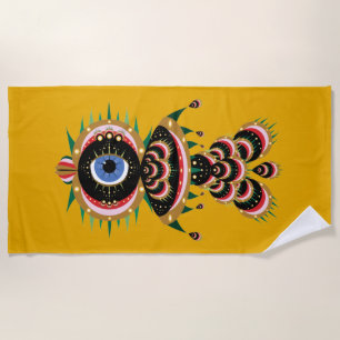 Chimera - Fish Bird Beach Handtuch
