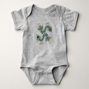 Chimera - Peacock Seepferd Baby One-Piece Bodysuit Strampler