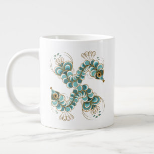 Chimera - Peacock Seepferd Jumbo Tasse