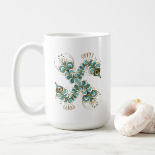 Chimera - Pfauen Seepferd Tasse 15oz.