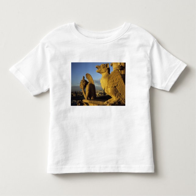Chimera, re Dame Cathedral, Paris, Frankreich Kleinkind T-shirt (Vorderseite)