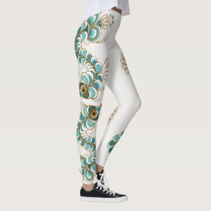 Chimera - Seepferd für Pfauen - Leggings
