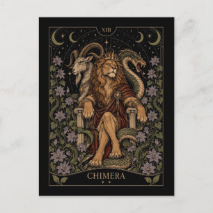 Chimera, Sternen-Tarot-Kunst Postkarte