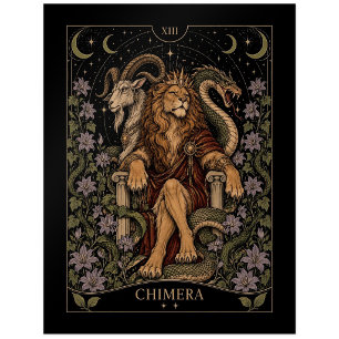 Chimera, Sternen-Tarot-Kunst Postkarte