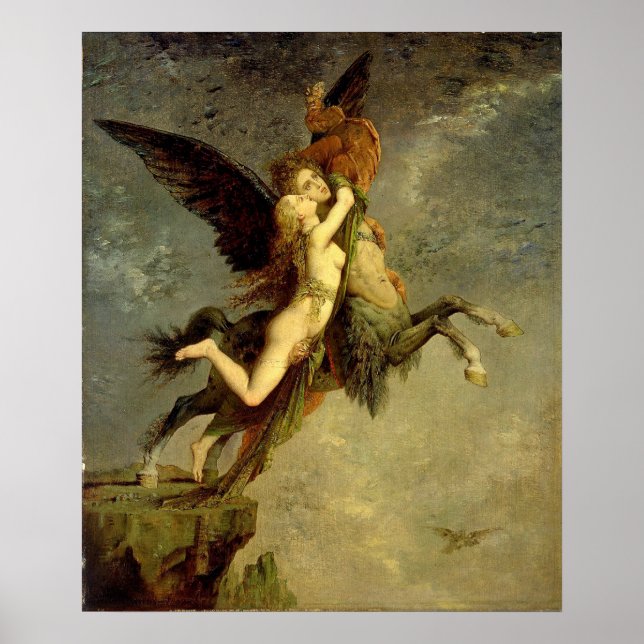 Chimera von Gustave Moreau Poster (Vorne)
