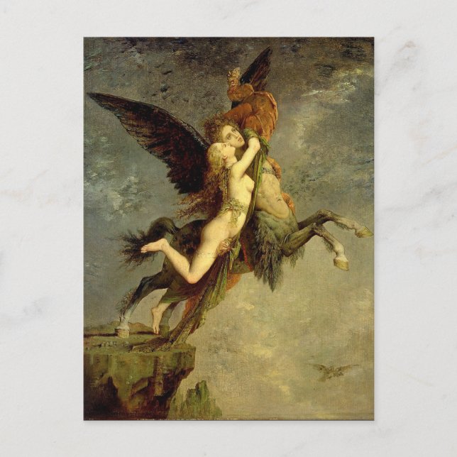 Chimera von Gustave Moreau Postkarte (Vorderseite)