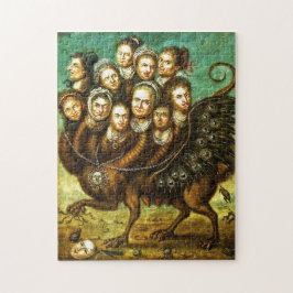 Chimera Winged Creature Monster des frühen 18. Jah Puzzle
