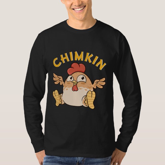 Chimkin Fat Derpy Chicken Meme   T-Shirt (Vorderseite)