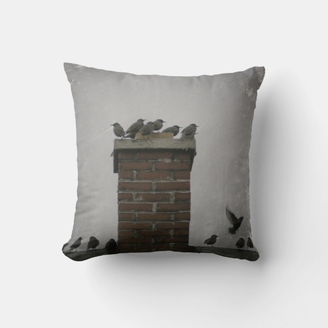 Chimney Birds Kissen (Vorderseite)