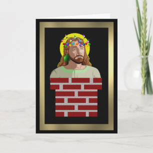 Chimney Jesus Feiertagskarte