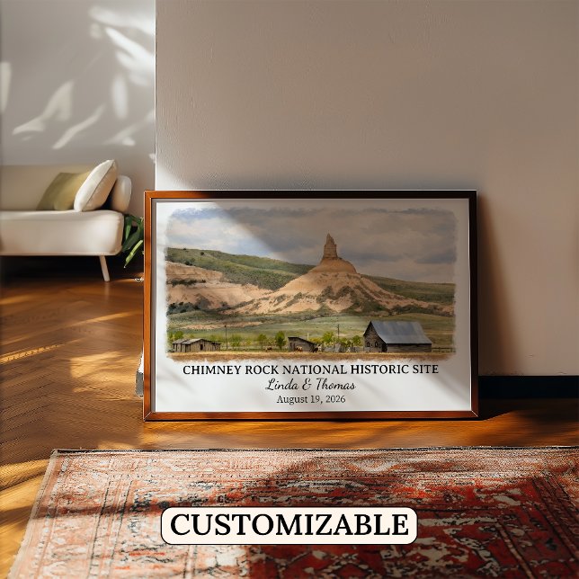 Chimney Rock National Historic Site Nebraska Poster (Von Creator hochgeladen)