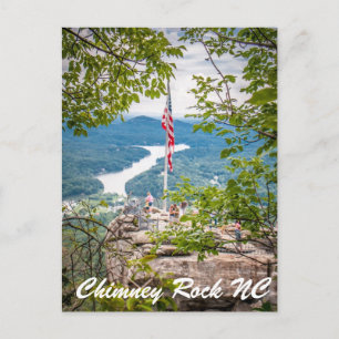 Chimney Rock NC Postkarte