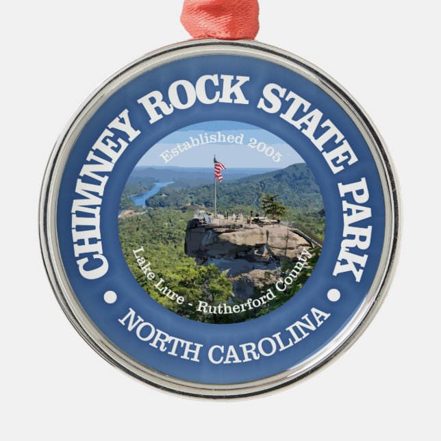 Chimney Rock SP Ornament Aus Metall (Vorne)