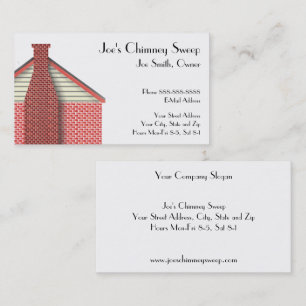 Chimney Sweep Business Card Visitenkarte