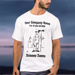 Chimney Sweep Cartoon für die Personalisierung T-Shirt