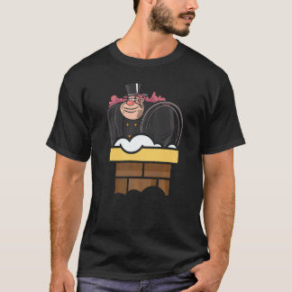 Chimney Sweeper Job Profession Fireplace Chimney W T-Shirt