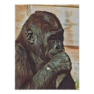 CHIMP ART FOTODRUCK
