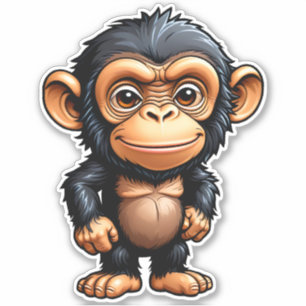 Chimp Aufkleber