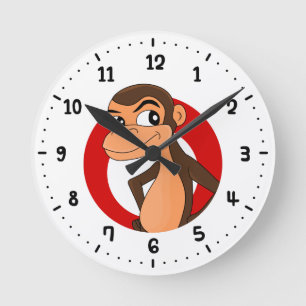 Chimp Cartoon rund um die Uhr