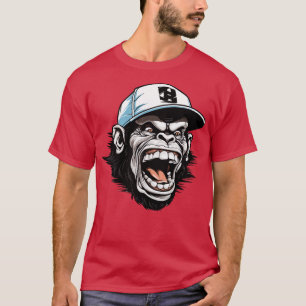 Chimp mit Baseballhut 1 T-Shirt