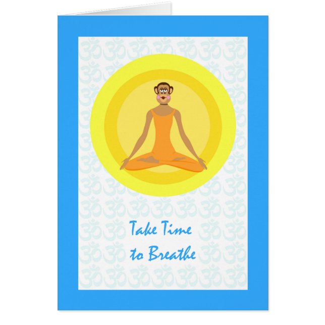 Chimp Yoga Pose, Take Time to Breathe (Vorne)