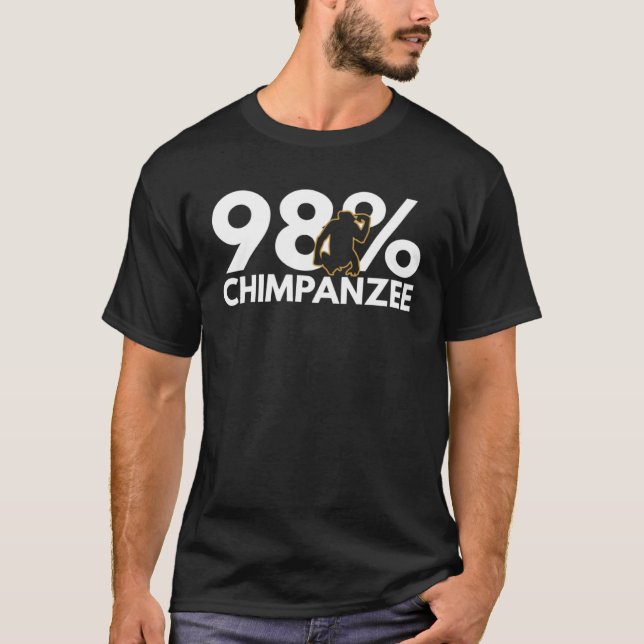 Chimpanzee 99 Percent T-Shirt (Vorderseite)