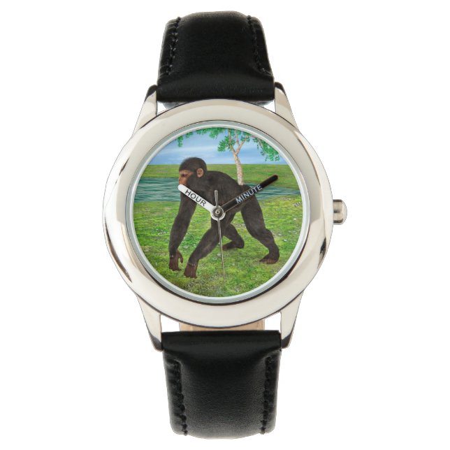 Chimpanzee Armbanduhr (Vorderseite)