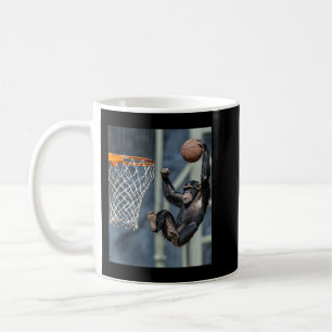 Chimpanzee Basketball Affe Funny Graphic Kaffeetasse