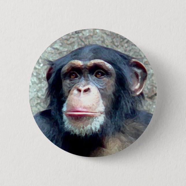 Chimpanzee Button (Vorderseite)