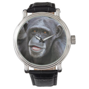 Chimpanzee Foto Armbanduhr
