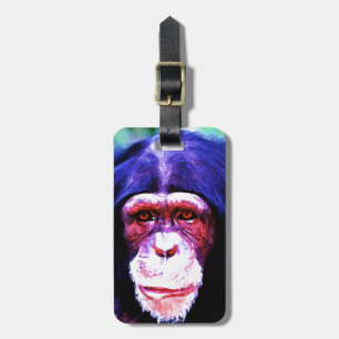 Chimpanzee Luggage Tags Gepäckanhänger